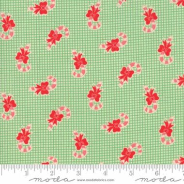 Swell Christmas Candy Cane Moda Fabric