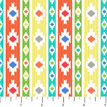 Llama Llama Stripe Fabric Northcott