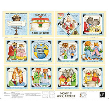 Noahs Ark Storybook Panel Quilting Treasures