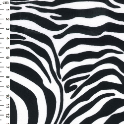 Zebra Rose and Hubble Cotton Fabric