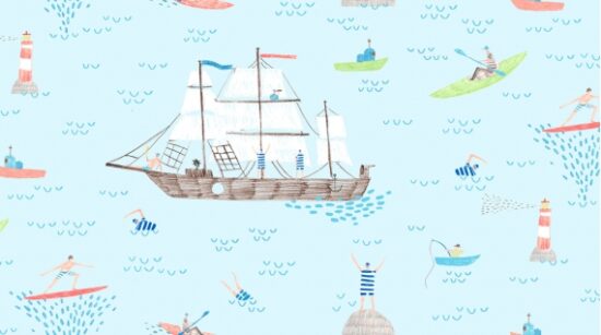 Pier Pressure Ahoy Matey Dear Stella Fabric