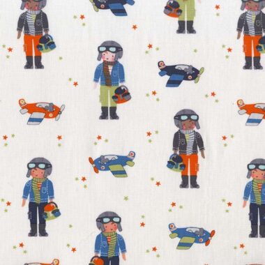 Little Aviators Flight School Michael Miller Fabric