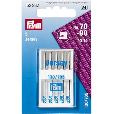 Prym Machine Needles 130/705 Jersey 70-90 5pcs