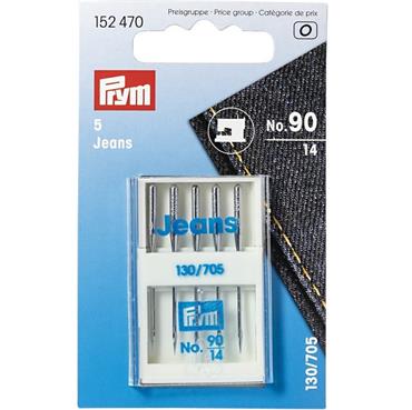 Prym Jeans Sewing Machine Needles 130/705 90