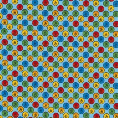 Abc Button Fabric