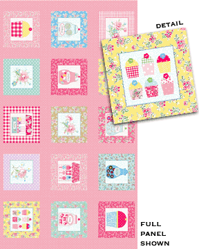 Sweet Shoppe Benartex Squares Panel