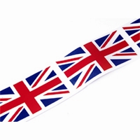 Union Jack Acetate Ribbon