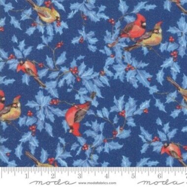 Forest Frost Birds Moda Cotton Fabric