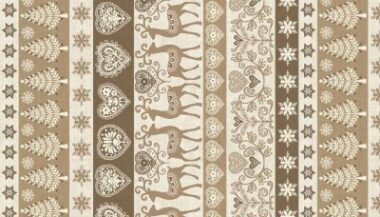 Scandi 111 Border Makower Christmas Fabric