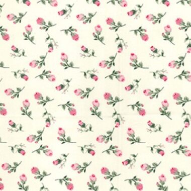 Rosebud Cotton Rose and Hubble Fabric