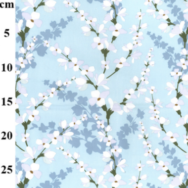 Blossom Rose and Hubble Cotton Poplin Fabric
