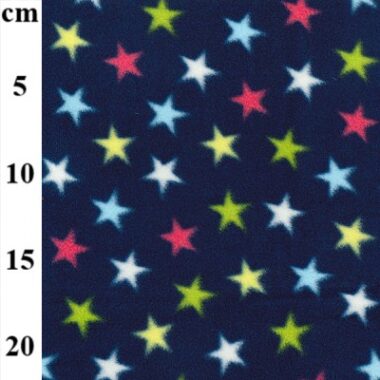 Fancy Stars Antipil Polar Fleece